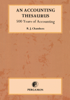 Cover for An Accounting Thesaurus