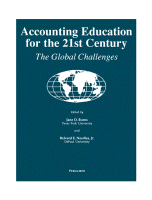 Cover for Accounting Education for the 21st Century