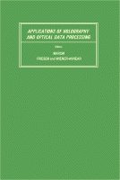 Cover for Applications of Holography and Optical Data Processing