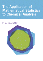 Cover for The Application of Mathematical Statistics to Chemical Analysis