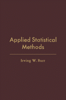Cover for Applied Statistical Methods