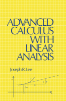 Cover for Advanced Calculus with Linear Analysis
