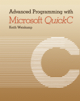Cover for Advanced Programming with Microsoft Quickc