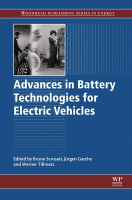 Cover for Advances in Battery Technologies for Electric Vehicles