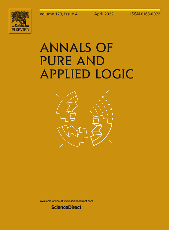 Go to journal home page - Annals of Pure and Applied Logic