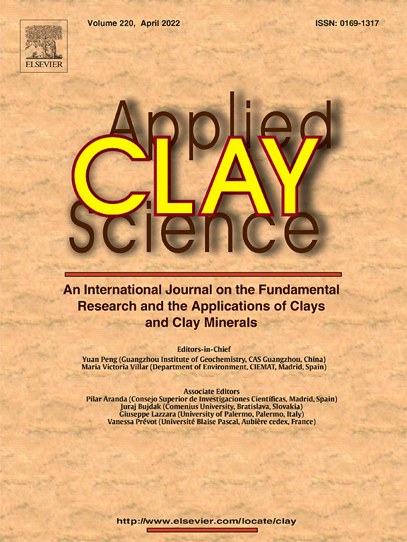 Go to journal home page - Applied Clay Science