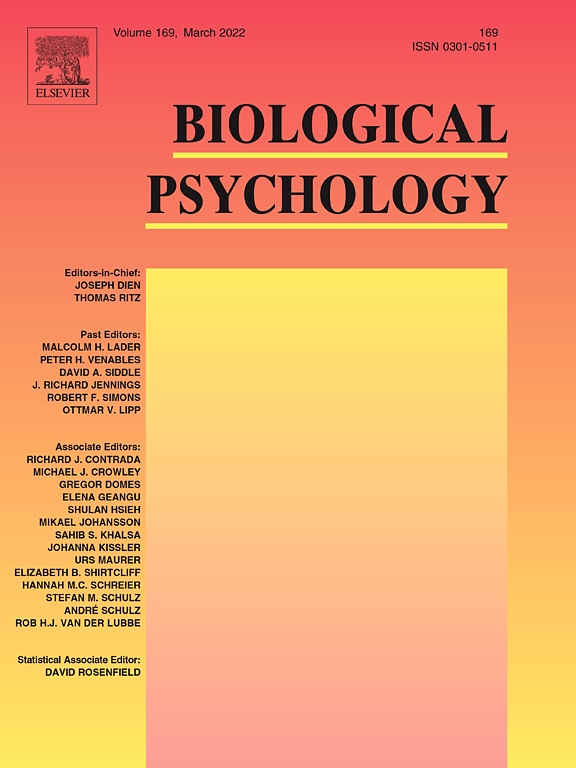 Go to journal home page - Biological Psychology