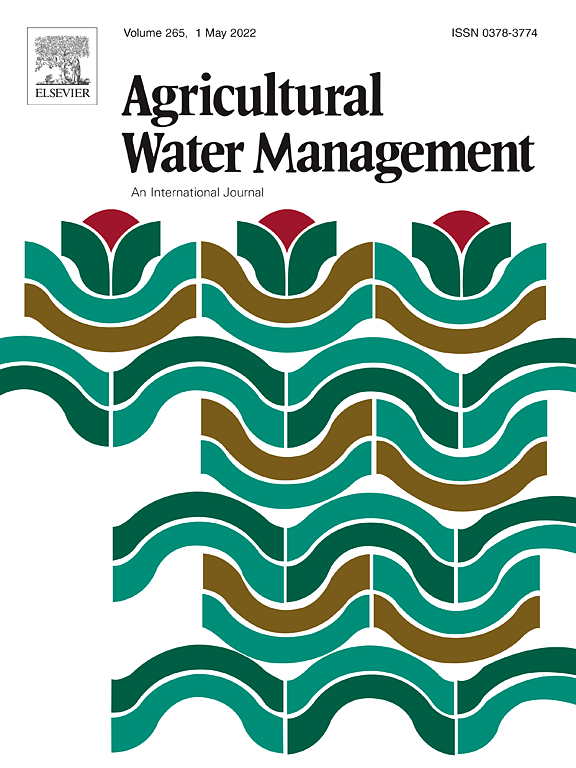 Go to journal home page - Agricultural Water Management