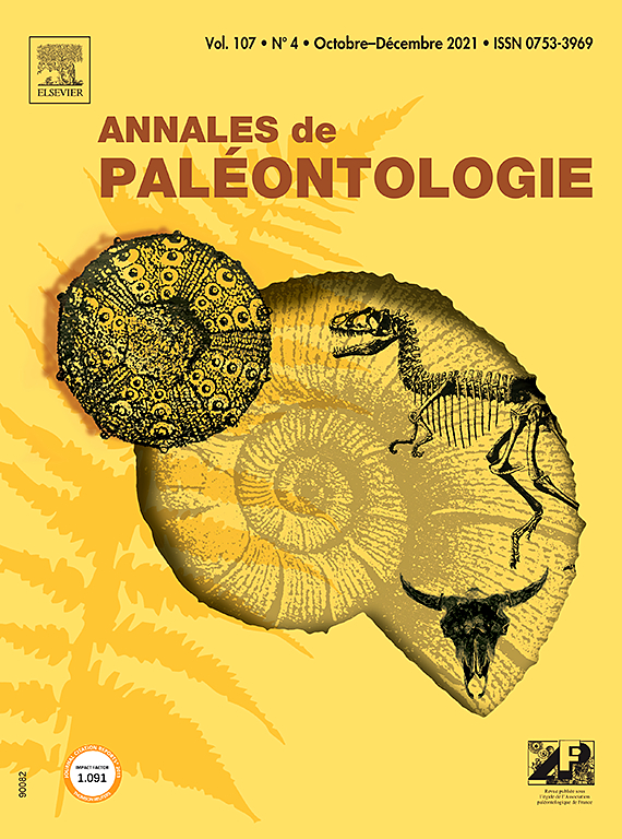 Go to journal home page - Annales de Paléontologie