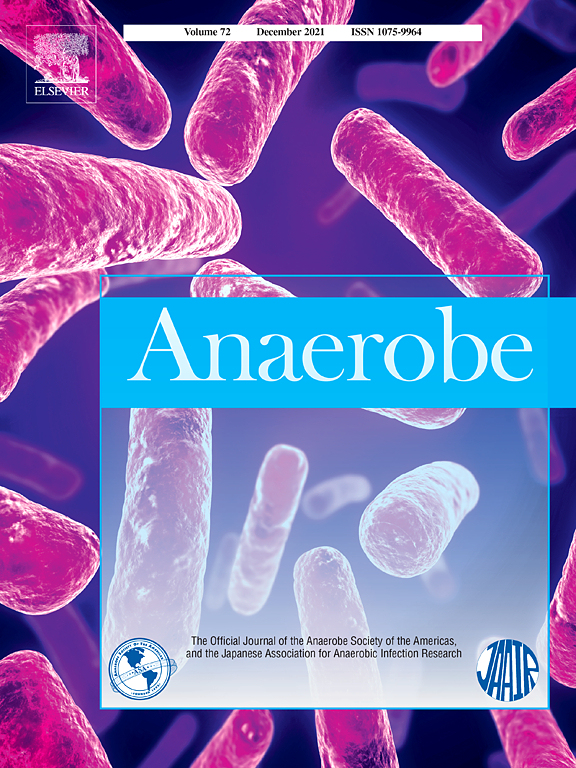 Go to journal home page - Anaerobe