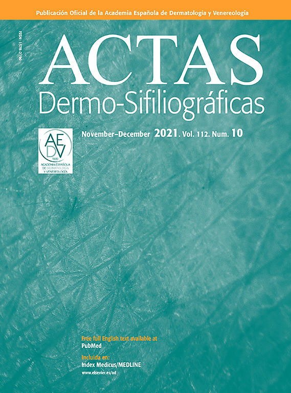 Go to journal home page - Actas Dermo-Sifiliográficas (English Edition)