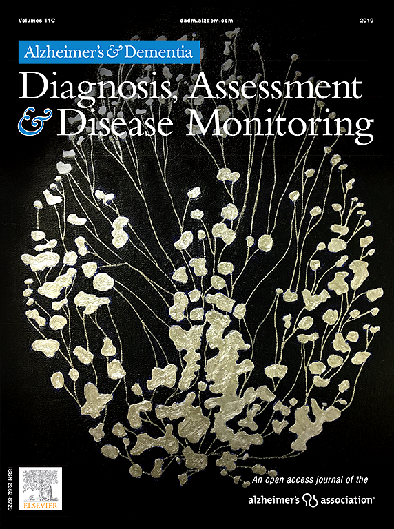 Go to journal home page - Alzheimer's & Dementia: Diagnosis, Assessment & Disease Monitoring