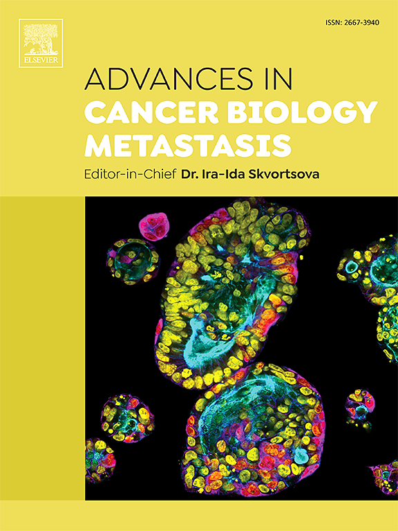 Go to journal home page - Advances in Cancer Biology - Metastasis