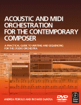 Cover for Acoustic and MIDI Orchestration for the Contemporary Composer