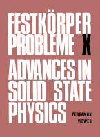 Cover for Advances in Solid State Physics