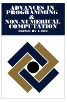Cover for Advances in Programming and Non-Numerical Computation