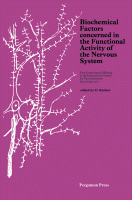Cover for Biochemical Factors Concerned in the Functional Activity of the Nervous System