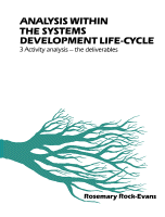 Cover for Analysis within the Systems Development Life-Cycle