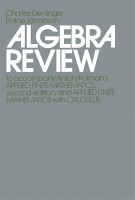 Cover for Algebra Review
