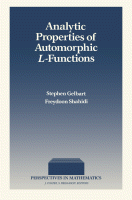 Cover for Analytic Properties of Automorphic L-Functions