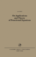 Cover for On Applications and Theory of Functional Equations