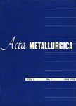 Go to journal home page - Acta Metallurgica