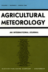 Go to journal home page - Agricultural Meteorology