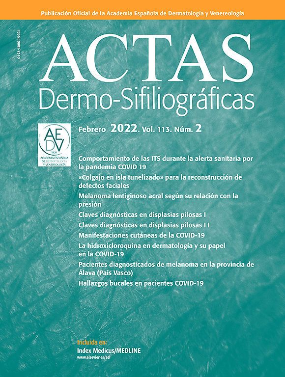 Go to journal home page - Actas Dermo-Sifiliográficas