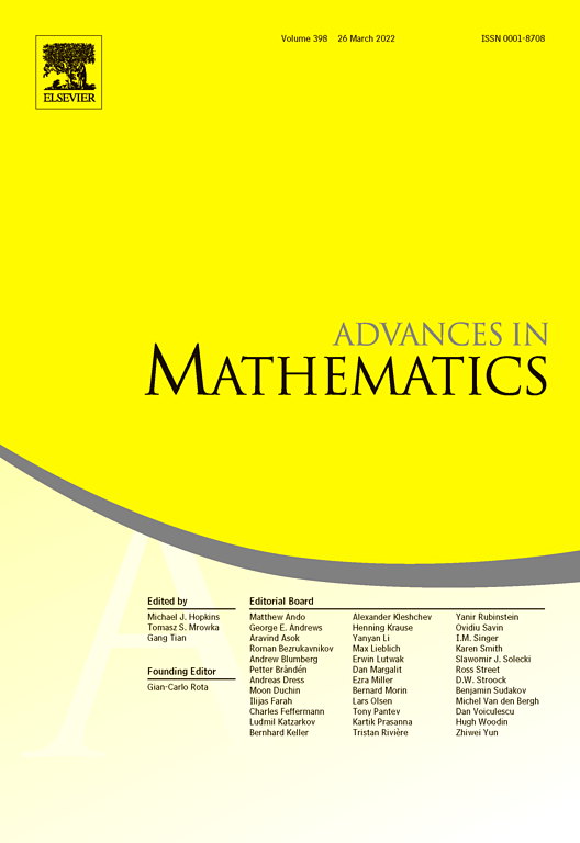 Go to journal home page - Advances in Mathematics