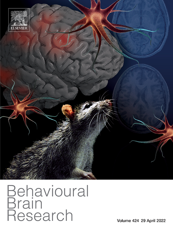 Go to journal home page - Behavioural Brain Research