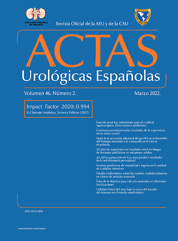 Go to journal home page - Actas Urológicas Españolas