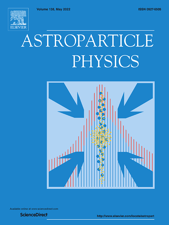 Go to journal home page - Astroparticle Physics