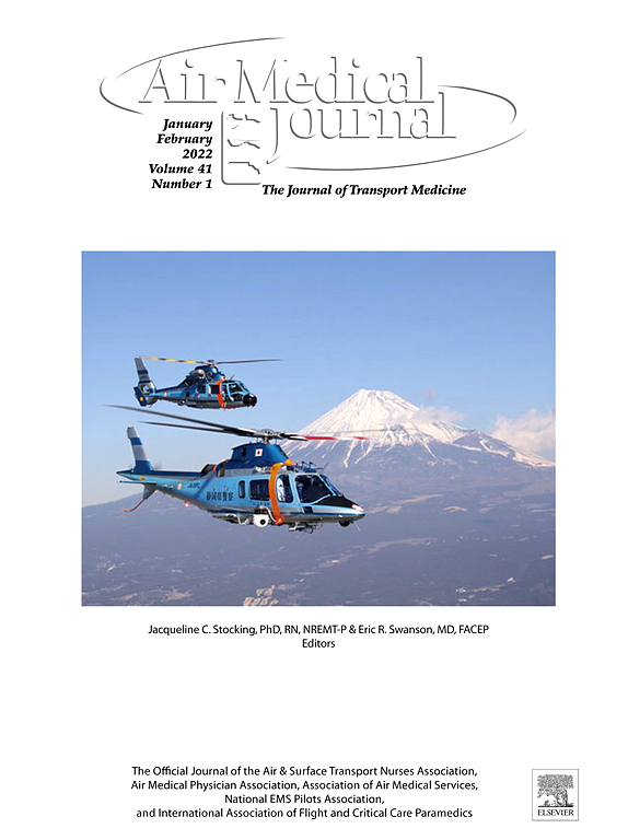 Go to journal home page - Air Medical Journal