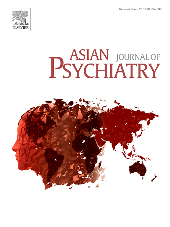 Go to journal home page - Asian Journal of Psychiatry