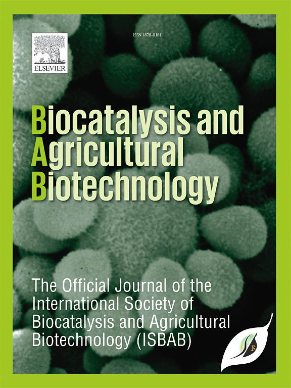 Go to journal home page - Biocatalysis and Agricultural Biotechnology