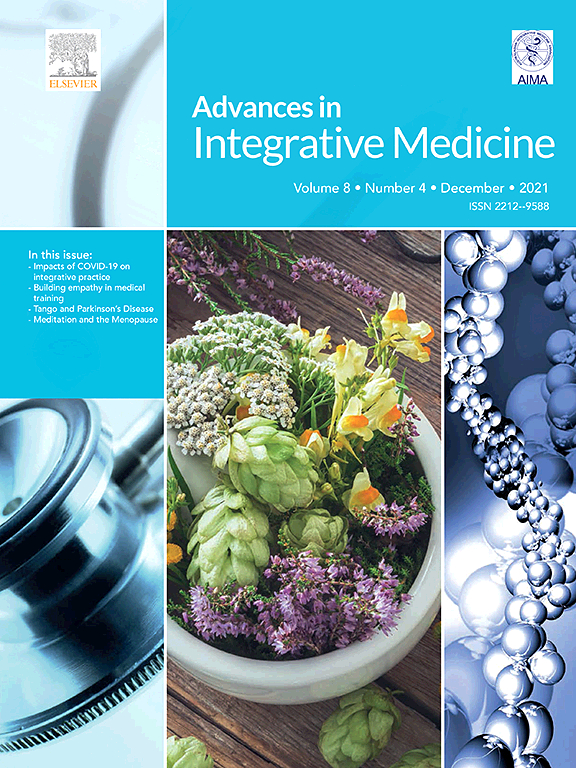 Go to journal home page - Advances in Integrative Medicine