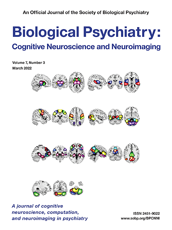 Go to journal home page - Biological Psychiatry: Cognitive Neuroscience and Neuroimaging