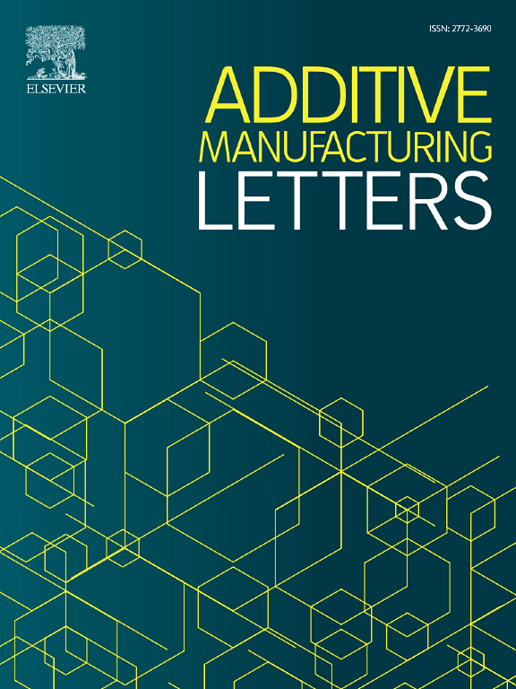 Go to journal home page - Additive Manufacturing Letters