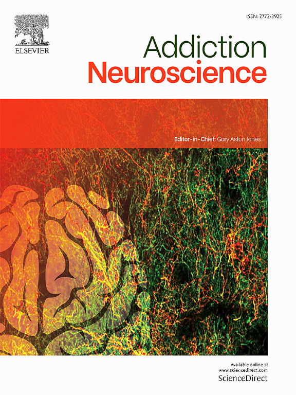 Go to journal home page - Addiction Neuroscience